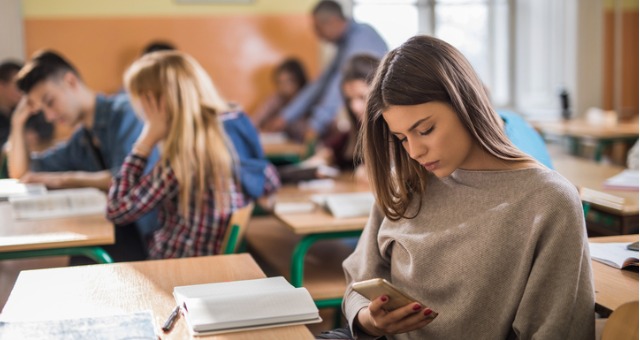 phone during lecture