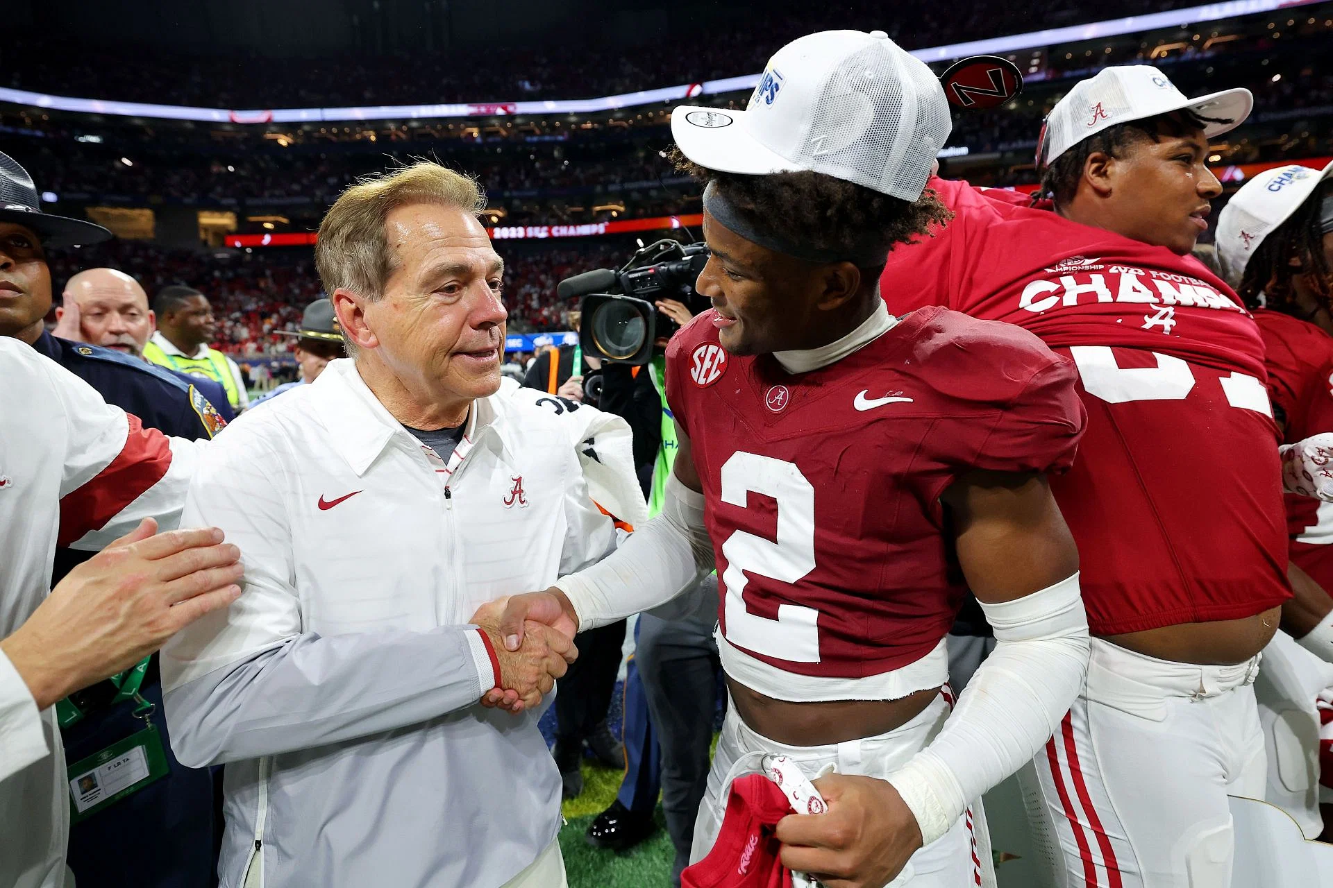 caleb downs with saban